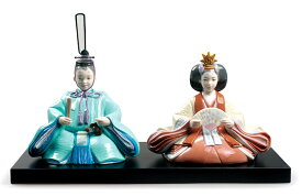 リヤドロ 雛人形 Lladro コンパクト ひな人形 雛 親王飾り 春雛 特別限定版 本体のみ 台座付 【2025年度新作】【国内正規流通品】 h073-01009292