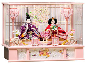 雛人形 平安豊久 ひな人形 ケース飾り 親王飾り もなみ 三五親王 アクリルケース 【2026年度新作】 h083-mo-333729 HJ-220