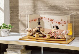 雛人形 平安豊久 ひな人形 ケース飾り 親王飾り みずほ 小芥子親王揃 アクリルケース 【2026年度新作】 h083-mo-304418 HJ-052