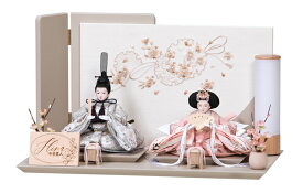 雛人形 コンパクト 平安豊久 ひな人形 平飾り 親王飾り さな 小芥子親王揃 【2026年度新作】 h083-mo-304463