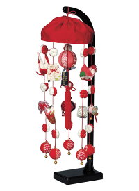 雛人形 平安豊久 ひな人形 つるし飾り つるし雛 さげもん 健明作 正絹小雪 (小) スタンド付 【2026年度新作】 h083-mo-332512 HJ-286