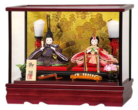 雛人形 コンパクト 平安豊久 ひな人形 ケース飾り 親王飾り 初音 柳親王 【2026年度新作】 h083-mo-333678 HJ-209