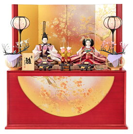 雛人形 コンパクト 平安豊久 ひな人形 収納飾り 親王飾り みはる 刺繍 小三五親王揃 【2026年度新作】 h313-mo-304943