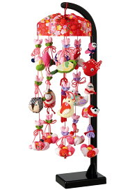 雛人形 平安豊久 ひな人形 つるし飾り つるし雛 さげもん 健明作 雪割桜 12号 スタンド付 【2026年度新作】 h083-mo-332507 HJ-287