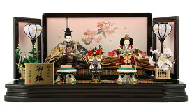 雛人形 平安義正 ひな人形 雛 平飾り 親王飾り 熊倉聖祥原作 特選本頭 正絹さくら 小十番親王 黒木目 【2026年度新作】 h283-sw-sn16s108a