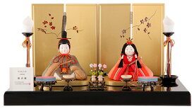 雛人形 コンパクト ひな人形 雛 木目込人形飾り 平飾り 親王飾り 村岡人形 慶春雛 正絹 【2026年度新作】 h303-kts-km1711