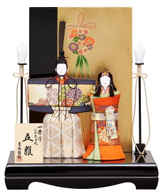【クーポン利用で5%OFF】雛人形 コンパクト 吉徳大光 ひな人形 木目込人形飾り 平飾り 親王飾り 立雛 一秀作 【2026年度新作】 h083-ys-336961