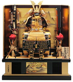 五月人形 久月 鎧平飾り 鎧飾り 高床飾り 金小札 正絹緋縅 15号 長鍬形之大鎧 矧ぎ合わせ鉢 【2026年度新作】 h075-k-29075 D-84