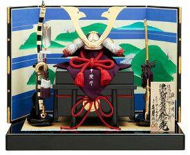 【クーポン利用で5%OFF】五月人形 久月 兜平飾り 兜飾り 早乙女幸隆作 1/3 黒小札 正絹萌黄縅 大鍬形兜 鎌倉時代 貼り合わせ小札 【2026年度新作】 h075-k-81035 D-61