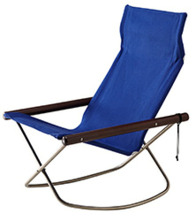 美品 NychairX（ニーチェアエックス）青色 非ロッキング オットマンなし