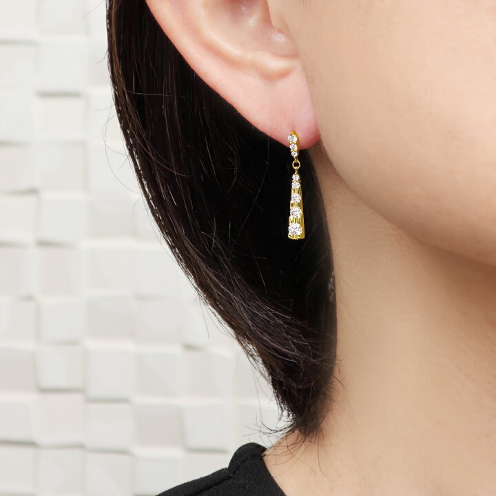 楽天市場】プラチナ900/K18YG ダイヤモンド 0.7ct ピアス プラチナ900  