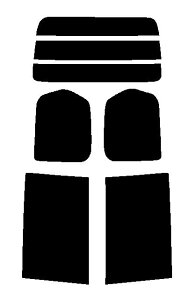 リヤーセット セレナ C26・FNC26・HFC26・NC26・FC26カット済みカーフィルム ハードコート UVカット 紫外線99カット