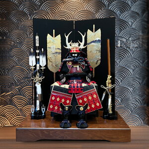 五月人形 鎧飾り おしゃれ【 10号 鎧 真田幸村 】人気 5月人形 兜鎧飾り 豪華 立派 真田 幸村 国産木材