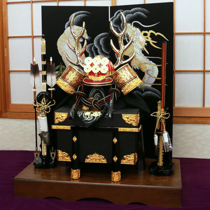 楽天市場】☆早期特典つるし飾り今だけプレゼント中☆ 五月人形 兜飾り 