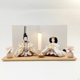 【 Flower Girl 汎(なみ)雛 】小さなお雛様｜コンパクトな新王飾り｜おしゃれ雛人形｜ひな人形 和モダン