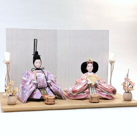 シンプルがかわいい【Flower Girl 春陽(はるひ)雛】可愛いお雛様｜コンパクトな新王飾り｜おしゃれ雛人形｜ひな人形 和モダン