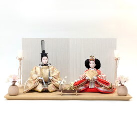 現代的なシンプルでおしゃれなお雛様【Flower Girl 心春(ここは)雛】インテリア ひな人形｜コンパクトな新王飾り｜ひな祭り 和モダン