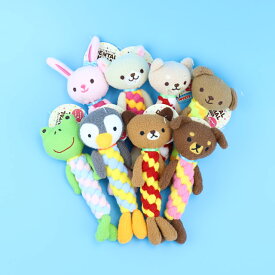 ＼ LINE登録で300円OFF ／デンタルアニマル こぐま ウサギ カエル ペンギン プードル チワワ シバ ダックス 【 犬 おもちゃ 歯みがき デンタル ぬいぐるみ ボンビアルコン】