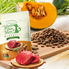 ＼楽天スーパーSALE＋ポイント最大10倍／【 お試し ／ 80g ／ 80g×5袋 ／ 800g（80g×10袋） 】yum yum yum！ 馬肉 やわらかドライタイプ【 yum yum yum！ 犬 フード 無添加 国産 ホース 】偏食気味の小型犬 全年齢犬用 セミモイストフード ヤムヤムヤム