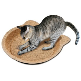 ＼楽天スーパーSALE／麻のツメとぎトレイ鍋型 【 ストレス解消猫 爪とぎ 猫ベッド 】 耐久性が高い天然麻で長持ち！