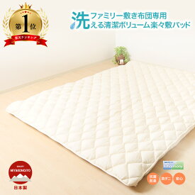 ★□ 敷パッド 敷パット パッド ワイド サイズ 220×200 ベッドシーツ ベッドパッド オールシーズン ふかふか 手作り 超ワイド ボリューム 洗える 清潔 ずれ防止 取り外し 便利 春 夏 秋 冬 機能性 抗菌 防臭 防ダニ 無地 シンプル