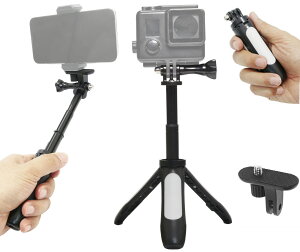GoPro�p �}�E���g�Ή� �A�N�V�����J�����p �O�r ���B��_ �B�e�O���b�v �����|�[�� ����B�e �T�|�[�g 1/4�C���` �ϊ��A�_�v�^�[�t�� �Z���t�B�[ �~�j���g���C�|�b�h 3�i�L�k �܂肽���� �y