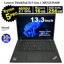 楽天市場】thinkpad x13（メーカーLenovo・メモリ容量16GB）（パソコン 