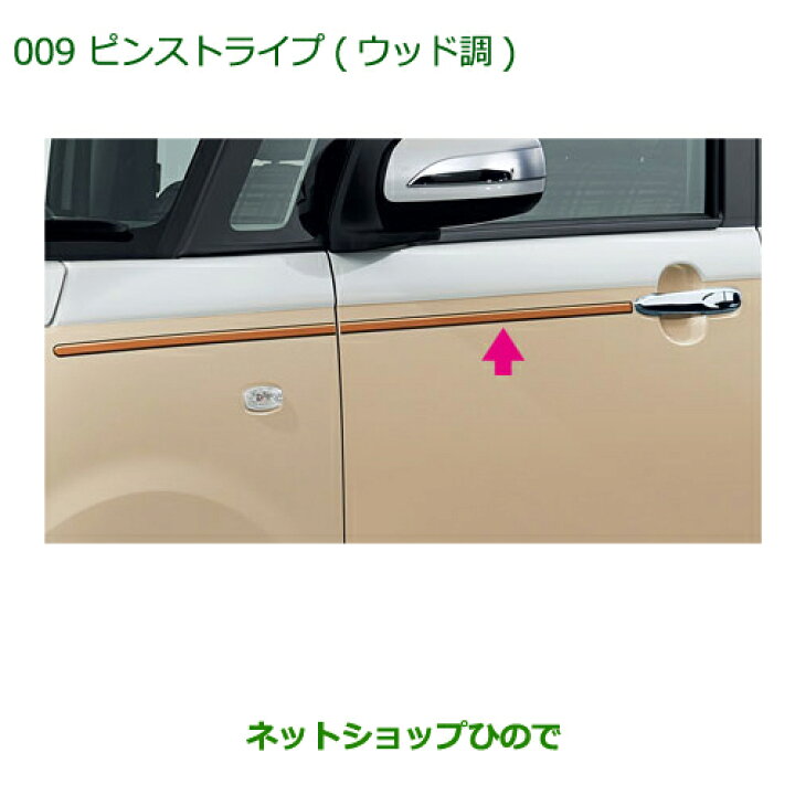 楽天市場】純正部品ダイハツ ムーヴ キャンバスピンストライプ(ウッド 