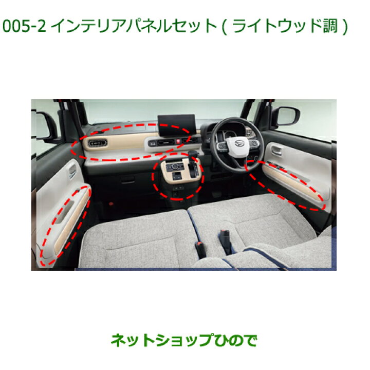 楽天市場】○◯純正部品ダイハツ ムーヴ キャンバスインテリアパネル  