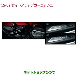 ●純正部品ホンダ S660サイドステップガーニッシュ(ドア開閉連動 ホワイトLEDイルミネーション/車名ロゴ付 左右セット)純正品番 08E12-TDJ-000 ※【JW5】15-2