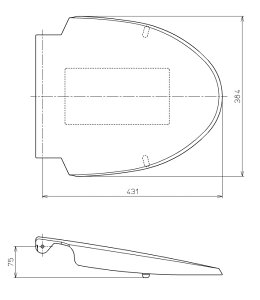 TOTO(�g�[�g�[)�ւӂ��g�i(�G�����Q�[�g)TCH402-4S