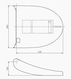 TOTO(トートー)便ふた組品TCM4356R