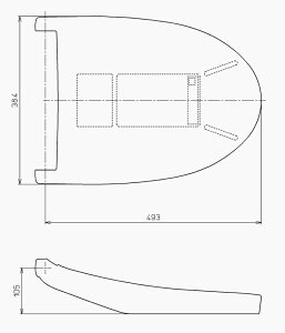 TOTO(トートー)便ふた組品TCM5825