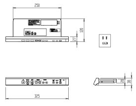 LIXIL(INAX)インテリアリモコンキット354-1688-MSET