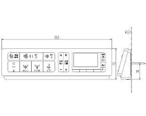 LIXIL(INAX)�V�����[�g�C���p�����R���T�e�B�XG�ES�^�C�v8�E6�O���[�h�^�u���b�NCWA-269