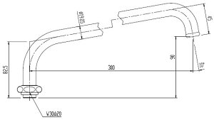 LIXIL(INAX)���ݓf����������300mmA-460-30