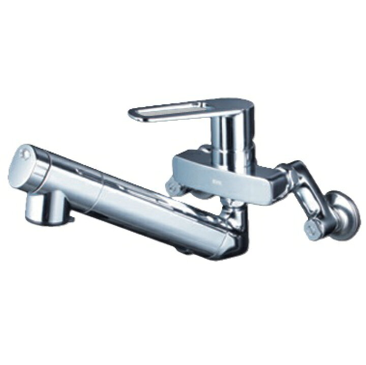 楽天市場】KVK浄水器内蔵用シングル混合栓（210mmパイプ付）eレバー 