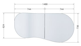 トクラス（旧ヤマハリビングテック）　風呂フタ　2分割断熱合わせフタ　FFDADW2XA