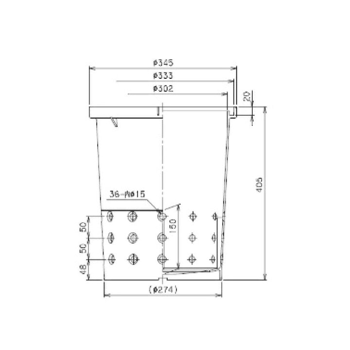 楽天市場】前澤化成工業ポリプロピレン製雨水浸透マスSUM-TM300多孔 5 