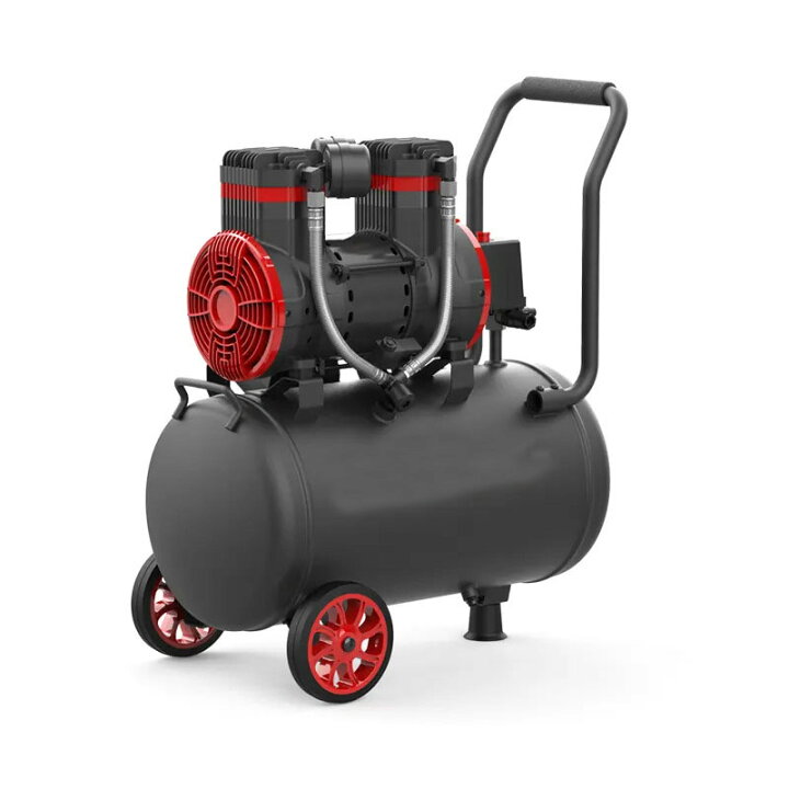 楽天市場】超静音 高回転モーター搭載 オイルレスコンプレッサー40L 