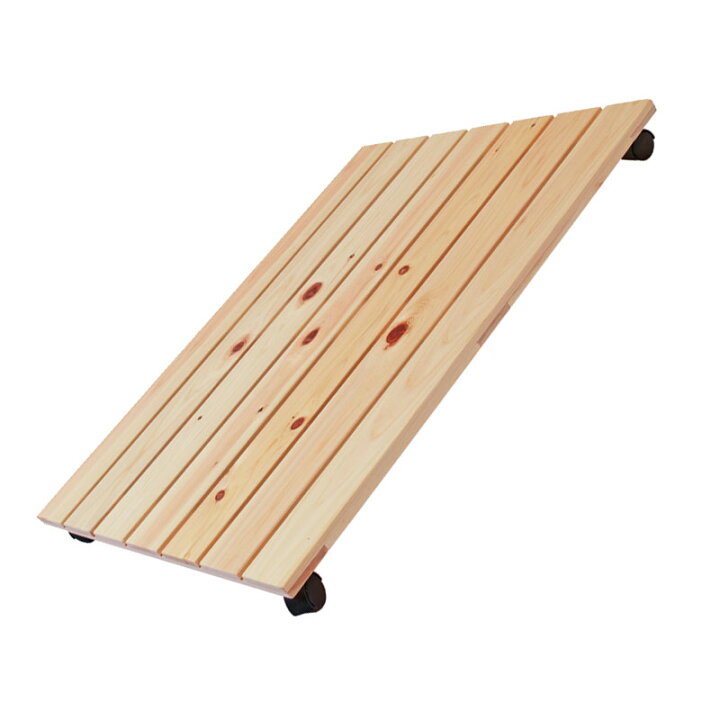 楽天市場】キャスター付き すのこ サイズ 85cm×65.5cm 国産 ひのき 