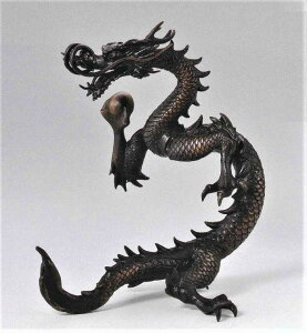 辰の置物 昇龍 高岡銅器の縁起干支 龍の置物