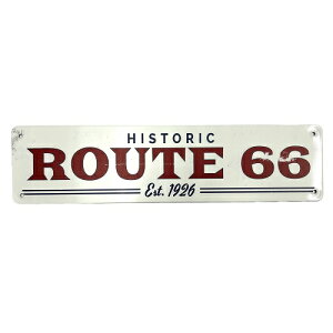 �e�B���T�C�� ���C�_�[�����̐��n ���j���郋�[�g66 HISTORIC ROUTE66 ��40.0cm×10.0cm �u���L�Ŕ� �y��z�֔����z