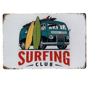 �e�B���T�C�� �T�[�t�B���N���u SURFING CLUB ��30.0cm×20.0cm �u���L�Ŕ� �y�l�R�|�X�����z