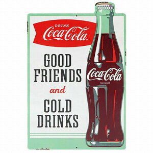 �e�B���T�C�� �R�J�R�[�� GOOD FRIENDS & COLD DRINKS ��37.5×25.0cm �u���L�Ŕ� �_�C�J�b�g���^���T�C�� �y��z�֔����z