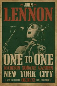 ジョンレノン ワントゥワンコンサート ポスター 軽量アルミ製フィットフレーム付 91.5×61cm ジョン・レノン One To One Concert