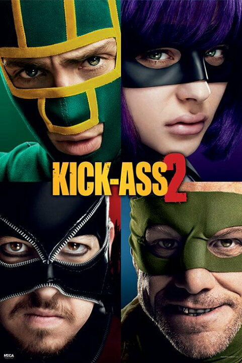楽天市場】キックアス2 映画ポスター 軽量アルミ製フィットフレーム付 