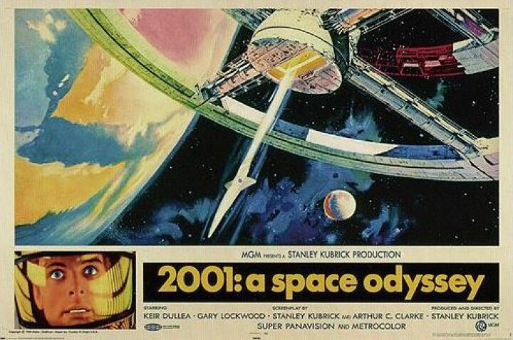 2001年宇宙の旅 ポスター 軽量アルミ製フィットフレーム付 91 5 61cm キューブリック監督 AVERA-2001 A SPACE ODYSSEY 美術工芸の檜屋
