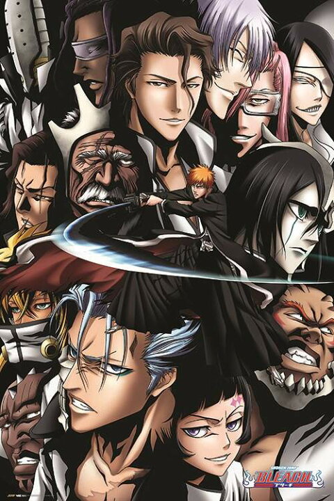 楽天市場】アニメ BLEACH ブリーチ ポスター 木製アートフレーム付 