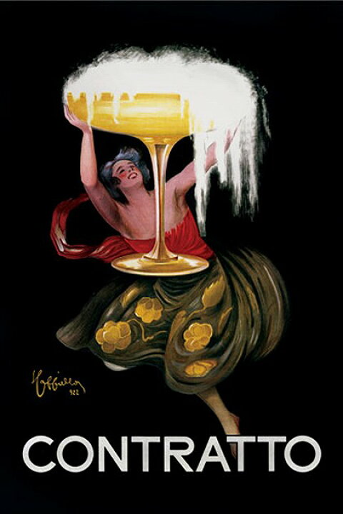 楽天市場 レオネット カッピエッロ Contratto ヴィンテージポスター フレーム付 美術工芸の檜屋